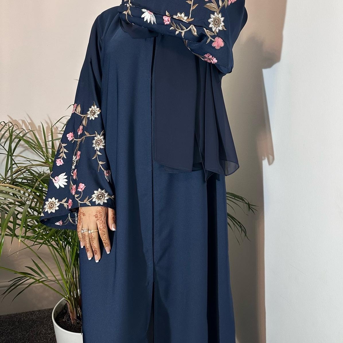 Asiya Abaya - Navy Blue