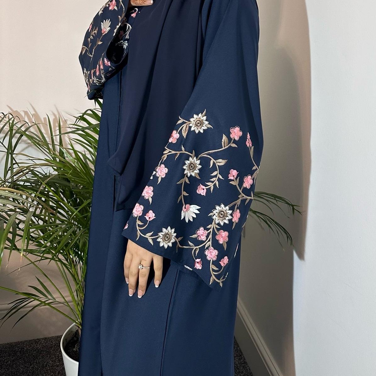 Asiya Abaya - Navy Blue