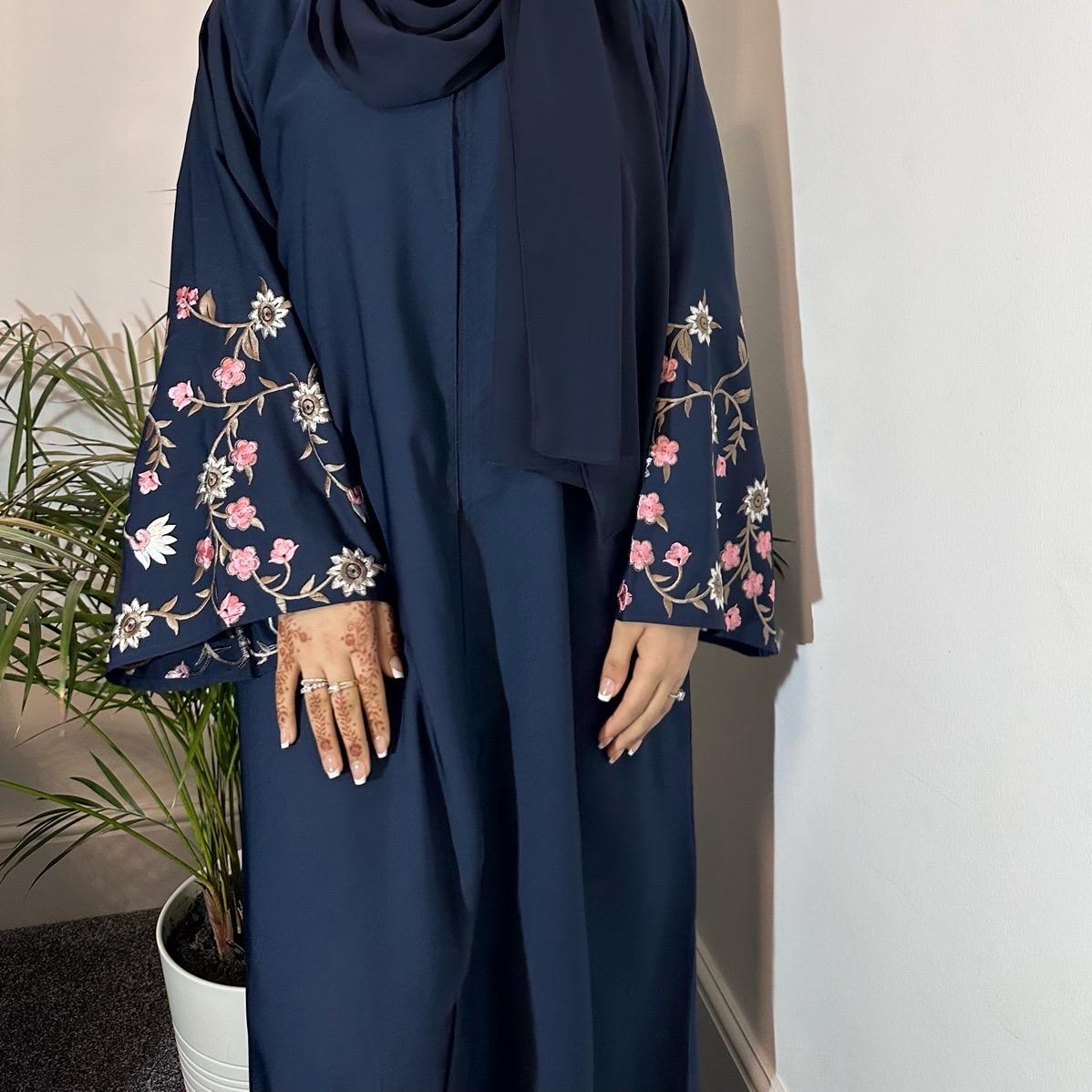 Asiya Abaya - Navy Blue